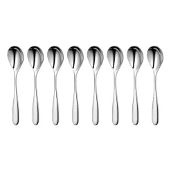 8 Cucharillas de café Stanton Bright, acero inoxidable