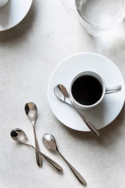 8 Cucharillas de café Stanton Bright, acero inoxidable