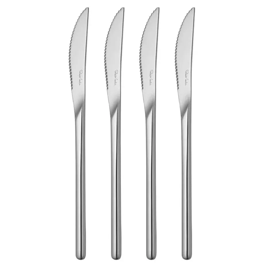 4 Cuchillos de carne Bud Bright, acero inoxidable