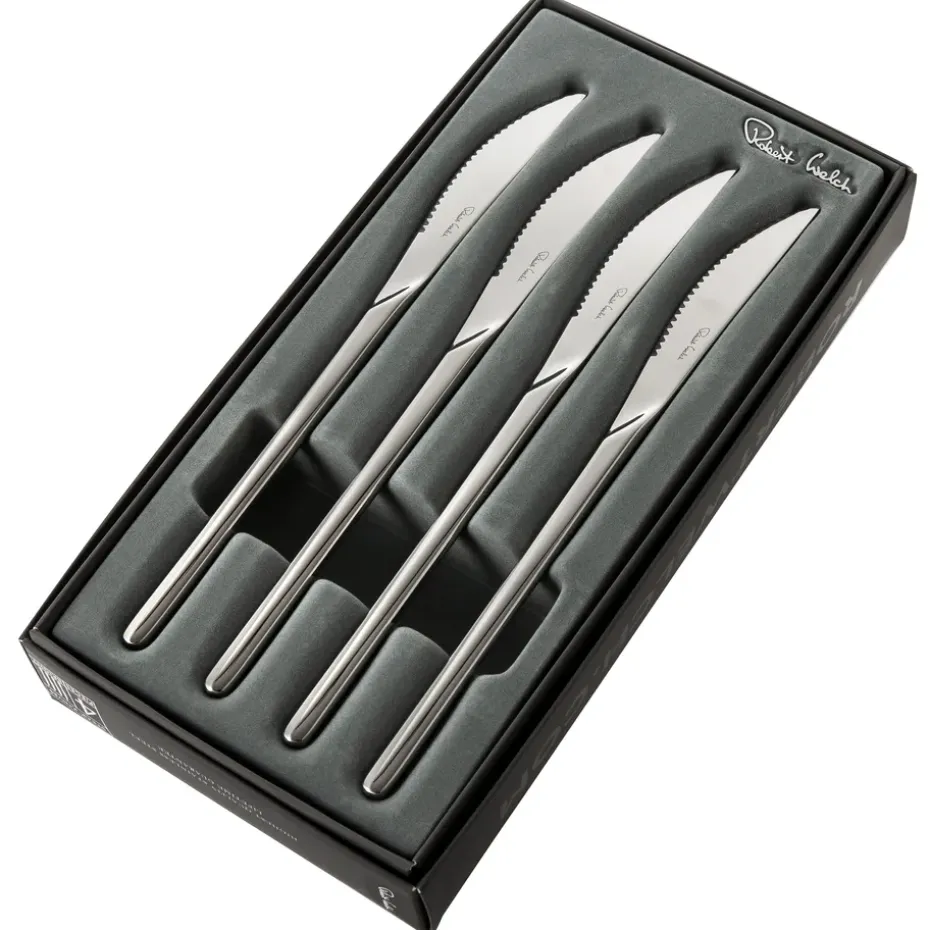 4 Cuchillos de carne Bud Bright, acero inoxidable