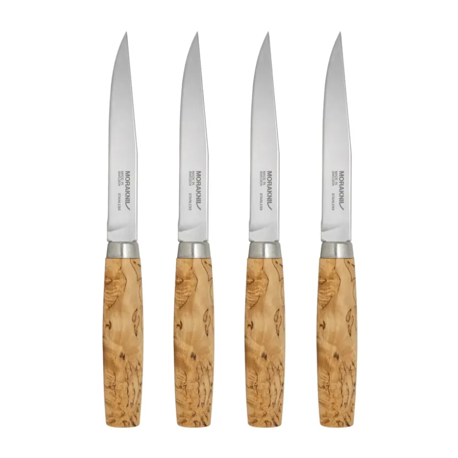 4 Cuchillos de carne Morakniv Masur Steak Knife, natural