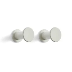 2 Ganchos Bolt Ø2,8 cm, Light grey