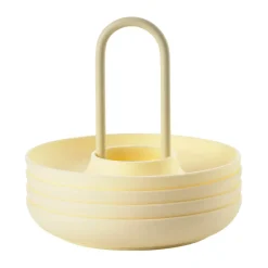 4 Hueveras con soporte Singles, Limestone