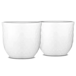 2 Hueveras Rhombe, blanco