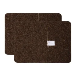 2 Manteles individuales Cork 30x40 cm, Smoked