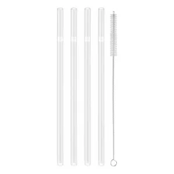 4 Pajitas Zwilling Sorrento, transparente