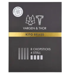 4 Palillos Kito Chopsticks, latón