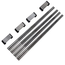 4 Palillos Kito Chopsticks, negro
