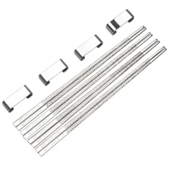 4 Palillos Kito Chopsticks, plata