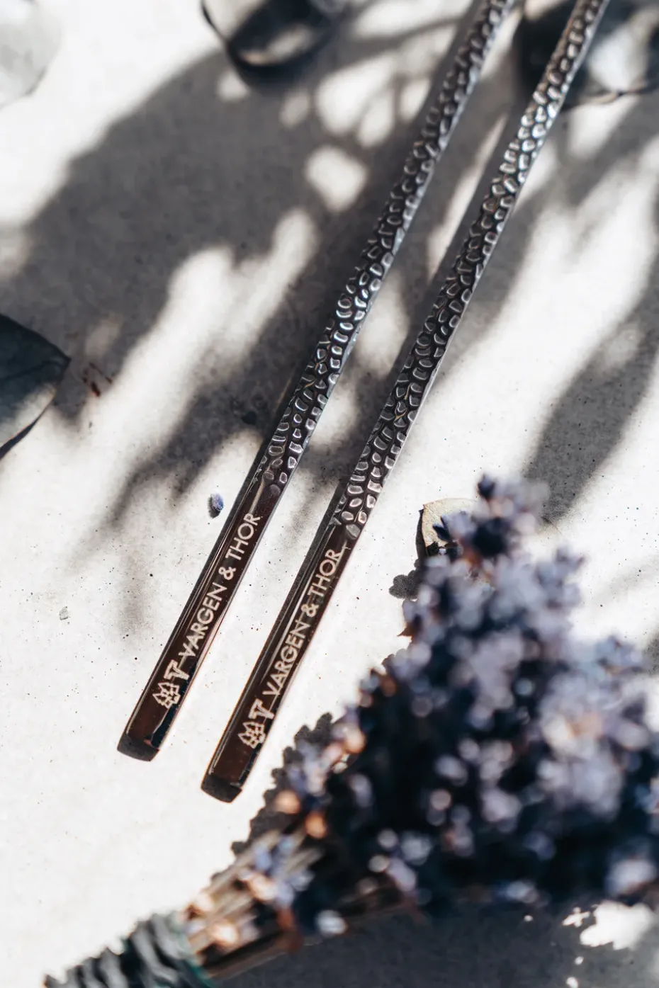 4 Palillos Kito Chopsticks, plata