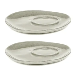 2 Platillos para taza de café La Mère Ø14,5 cm, Off white
