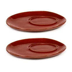2 Platillos para taza de café La Mère Ø14,5 cm, Venetian red