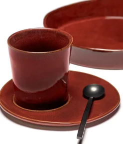 2 Platillos para taza de café La Mère Ø14,5 cm, Venetian red