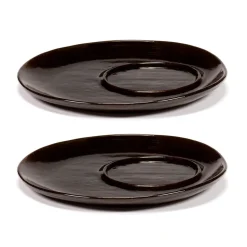 2 Platillos para taza de café La Mère Ø14,5 cm, Dark brown