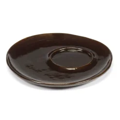 2 Platillos para taza expreso La Mère Ø11 cm, Dark brown