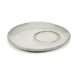 2 Platillos para taza expreso La Mère Ø11 cm, Off white