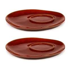 2 Platillos para taza expreso La Mère Ø11 cm, Venetian red