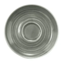 6 Platos de café Terra Ø12 cm, Pearl Grey