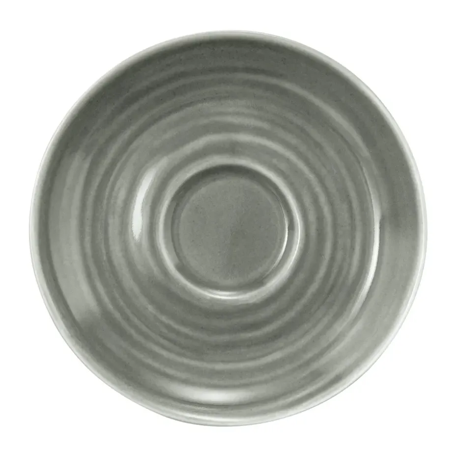 6 Platos de café Terra Ø12 cm, Pearl Grey