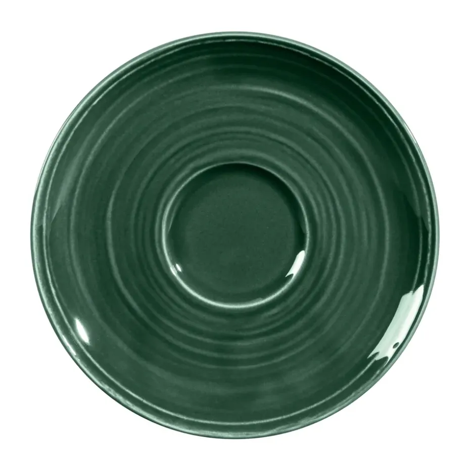6 Platos de café Terra Ø16,1 cm, Moss Green