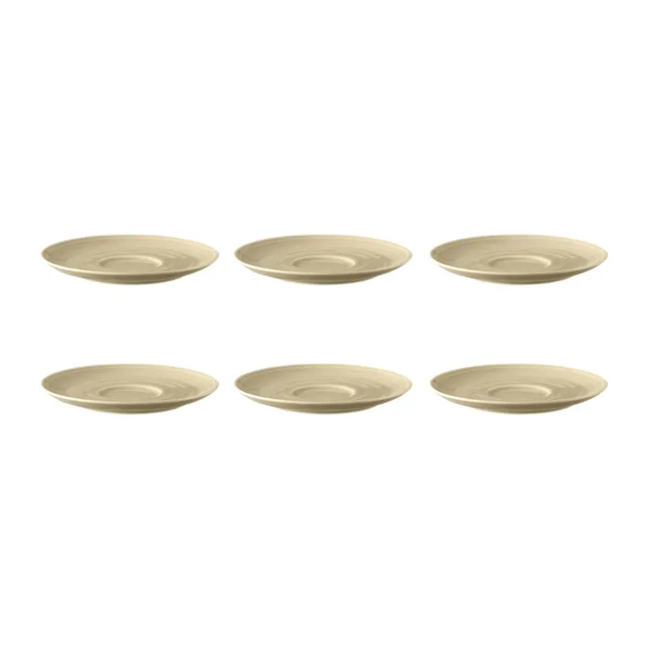 6 Platos de café Terra Ø16,1 cm, Sand Beige
