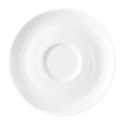 6 Platos de café Terra Ø16,1 cm, Blanco