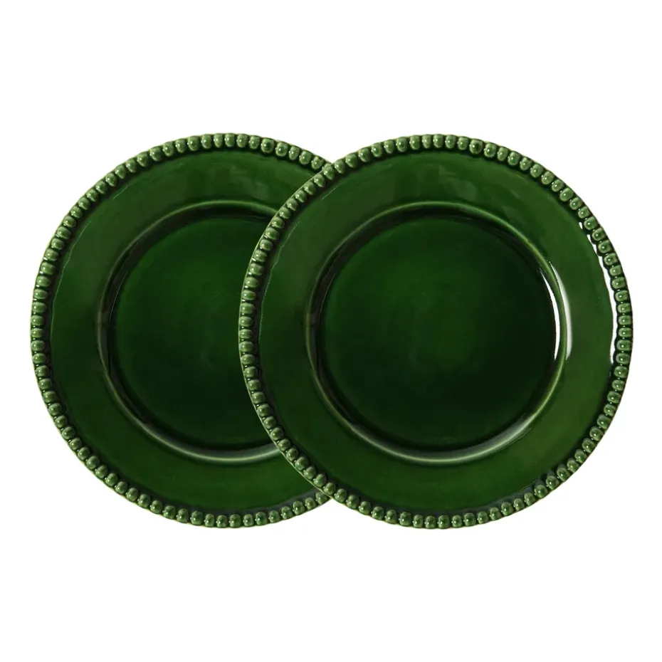 2 Platos de mesa Daria Ø28 cm, Moss