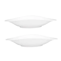 2 Platos de pasta Vapiano, blanco