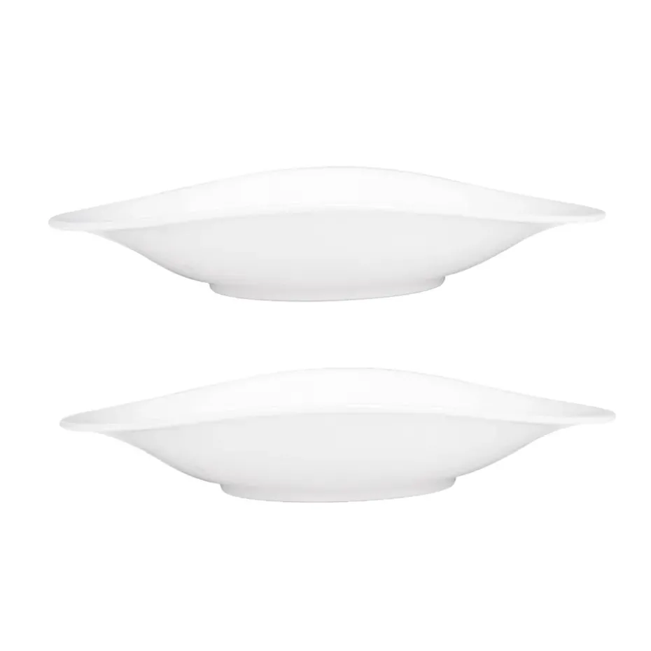 2 Platos de pasta Vapiano, blanco