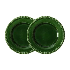 2 Platos de postre Daria Ø22 cm, Moss