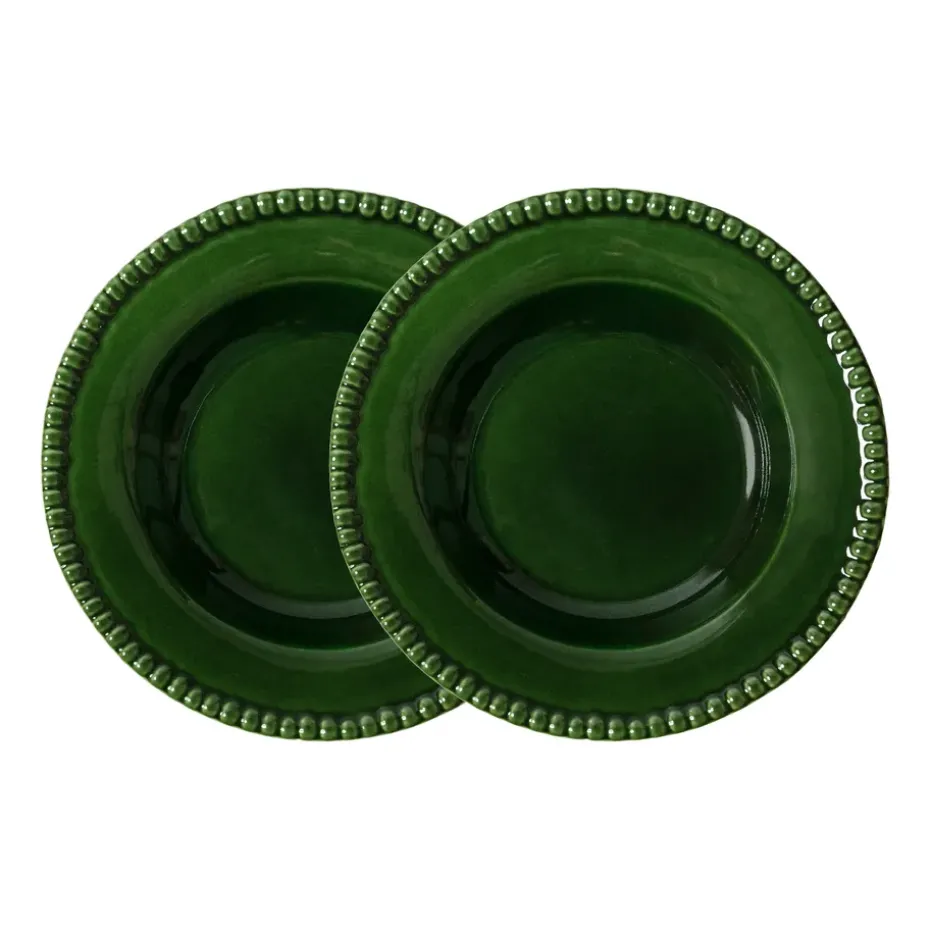 2 Platos hondos Daria Ø26 cm, Moss