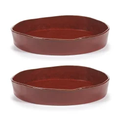 2 Platos hondos La Mère M Ø23 cm, Venetian red