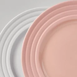 6 Platos Lines Ø21 cm, Rosa