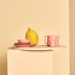 6 Platos Lines Ø21 cm, Rosa