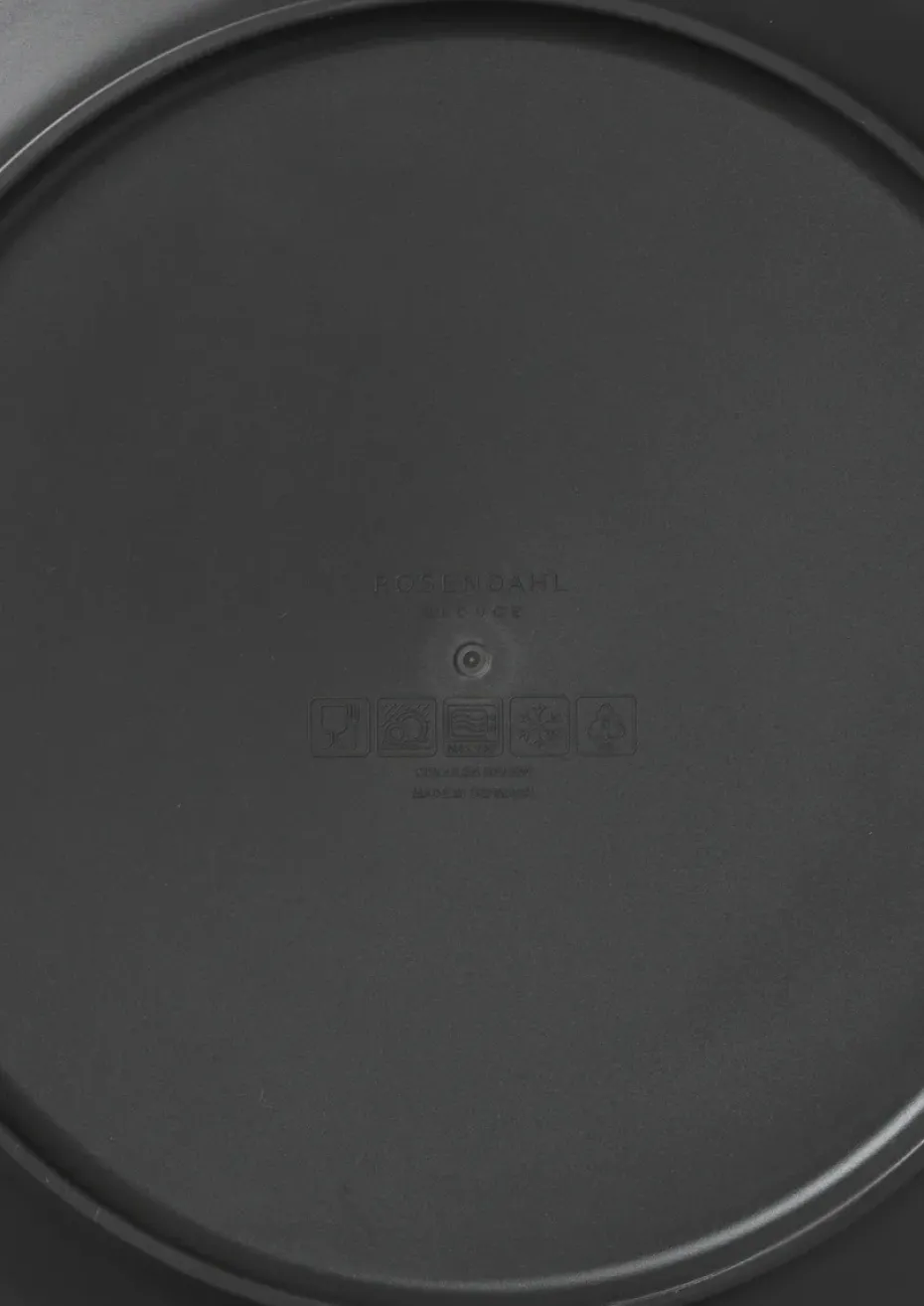 2 Platos melamina Grand Cru Take Ø26 cm, gris