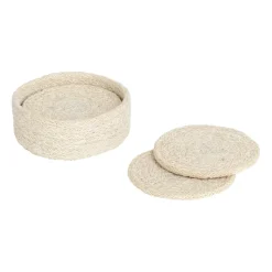 6 Posavasos Ella Ø10,5 cm, Pure white