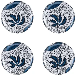 4 Posavasos Indian Indigo, Ø 11 cm