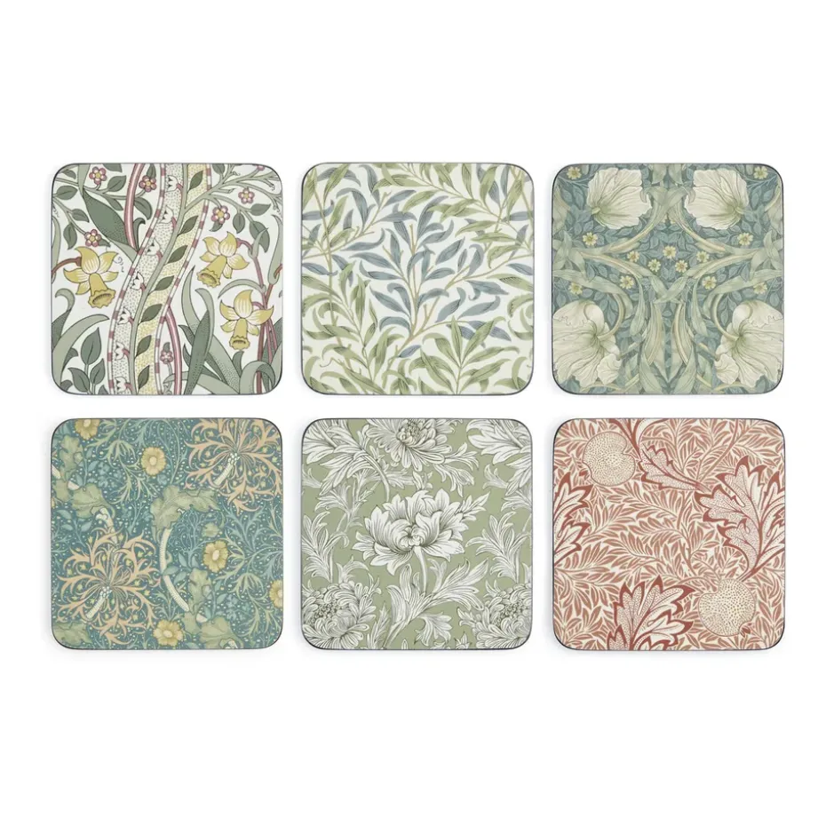 6 Posavasos William Morris, Mix & match