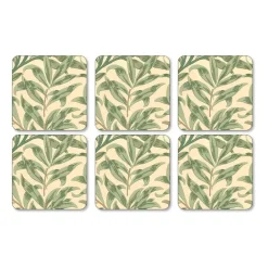 6 Posavasos Willow Bough, Green