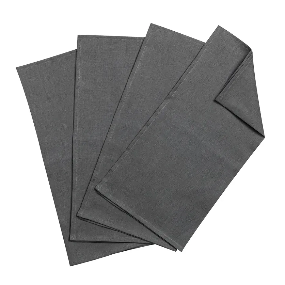 4 Servilletas Clean 45 x 45 cm, charcoal