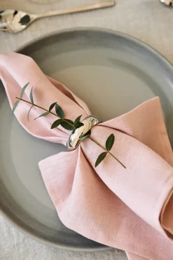 4 Servilletas Clean 45 x 45 cm, dusty rose