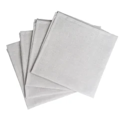 4 Servilletas Clean 45 x 45 cm, icy grey
