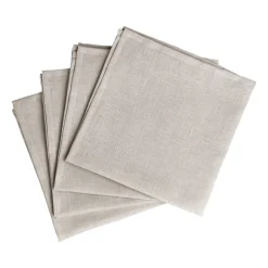 4 Servilletas Clean 45 x 45 cm, Greige