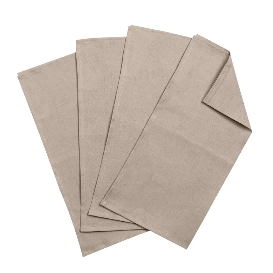 4 Servilletas Clean 45 x 45 cm, sand