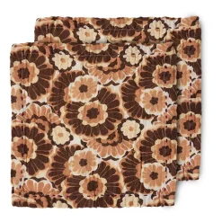 2 Servilletas de algodón Floral 30x30 cm, Vintage