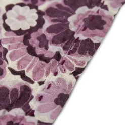 2 Servilletas de algodón Floral 30x30 cm, Burgundy