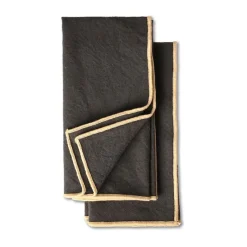 2 Servilletas Edith 45x45 cm, Gris