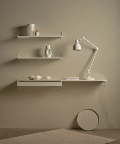 2 Soportes para balda Pythagoras, blanco