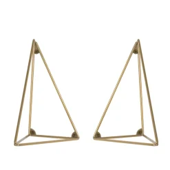 2 Soportes para balda Pythagoras, latón