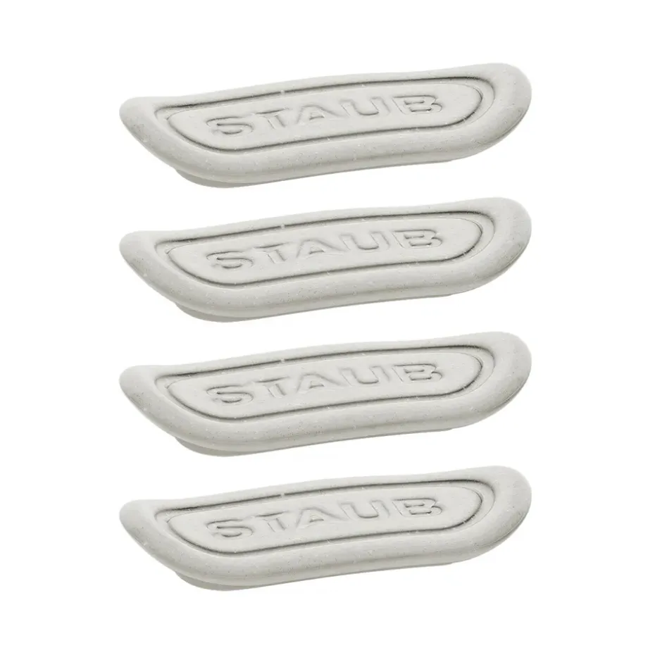 4 Soportes para cubiertos Staub New White Truffle, 6 cm